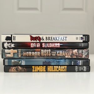 DVD Horror Bundle, 5 boxes, 8 films total